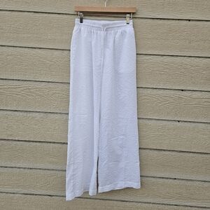 NWT Nia Mallorca Pant white semisheer size medium
